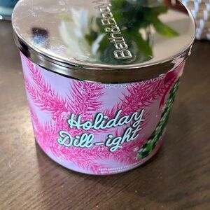 Bath & Body Works Holiday Dill-ight Candle – Limited Edition 🎄